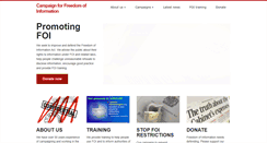 Desktop Screenshot of cfoi.org.uk